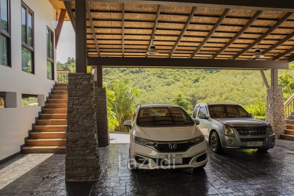 Hillside Pool Villa with Panoramic Sea and Island Views on 7,000 sqm of Land for Sale