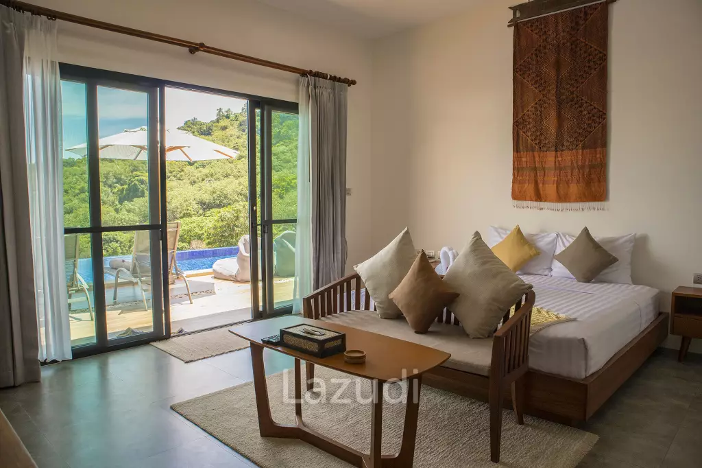 Hillside Pool Villa with Panoramic Sea and Island Views on 7,000 sqm of Land for Sale