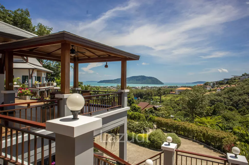 Hillside Pool Villa with Panoramic Sea and Island Views on 7,000 sqm of Land for Sale