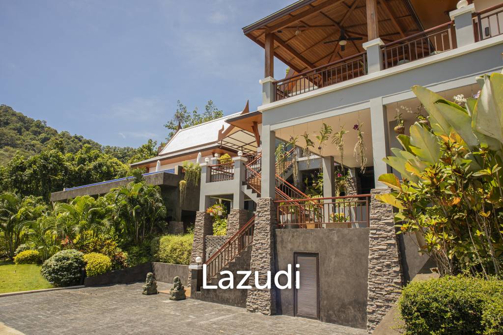 Hillside Pool Villa with Panoramic Sea and Island Views on 7,000 sqm of Land for Sale
