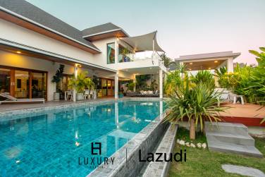 วิลล่าหรู 491 ตร.ม. พร้อมสระว่ายน้ำส่วนตัว ใกล้ภูเขา ทำเลหินเหล็กไฟ หัวหิน