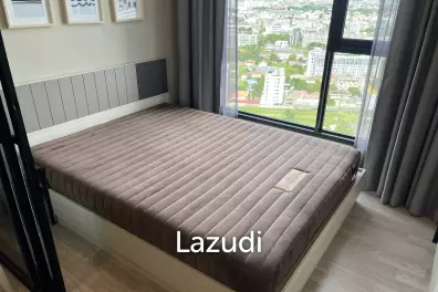 High floor 25.7 sqm condo at Ideo Mobi Sukhumvit East Point Bangna