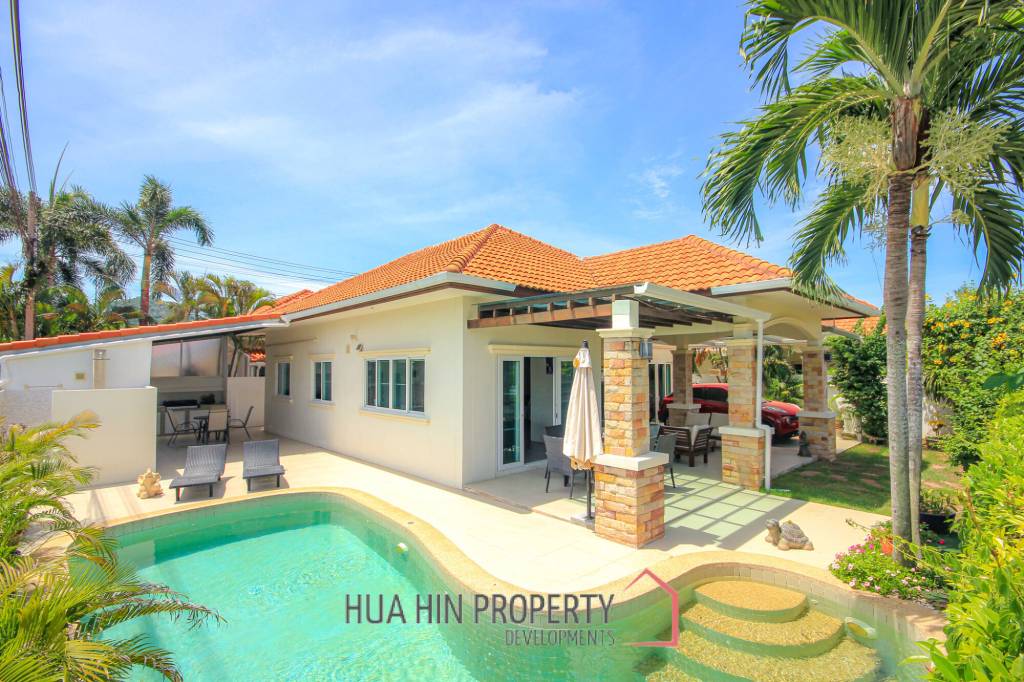 ORCHID PARADISE HOME : 3 bed corner plot pool villa
