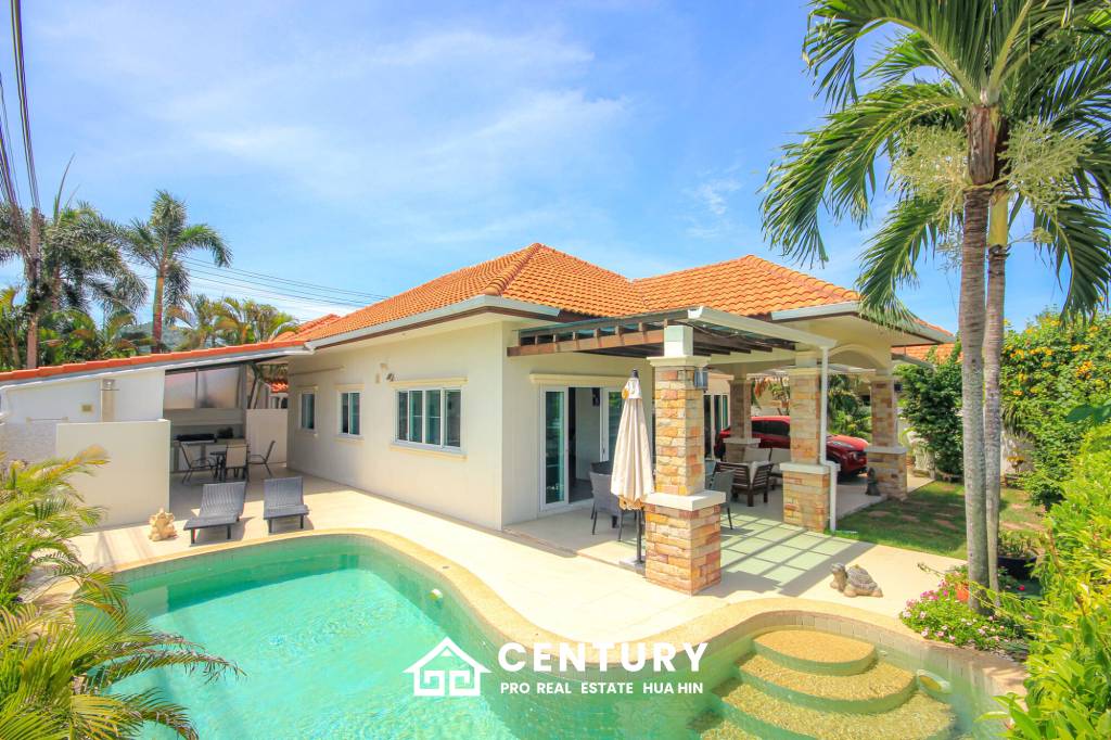ORCHID PARADISE HOME : 3 bed corner plot pool villa