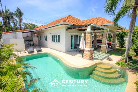 ORCHID PARADISE HOME : 3 bed corner plot pool villa