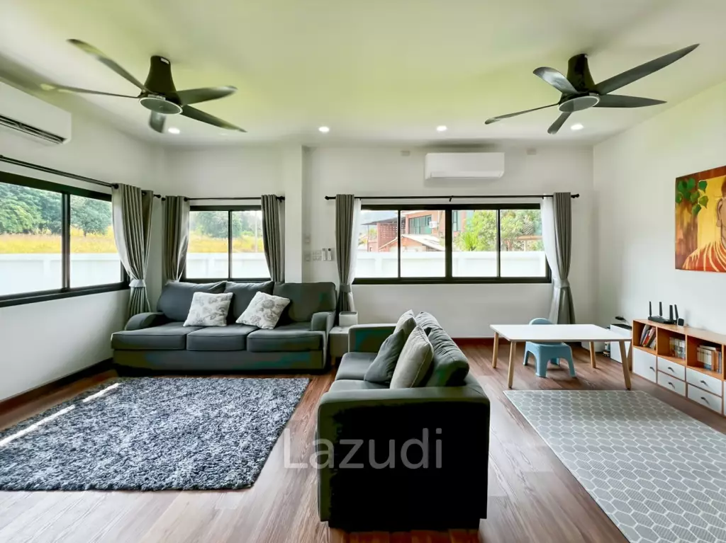 บ้านเดี่ยวชั้นเดียว 140 ตร.ม. บนที่ดิน 800 ตร.ม. วิวเขาสวยงามในเขาเต่า