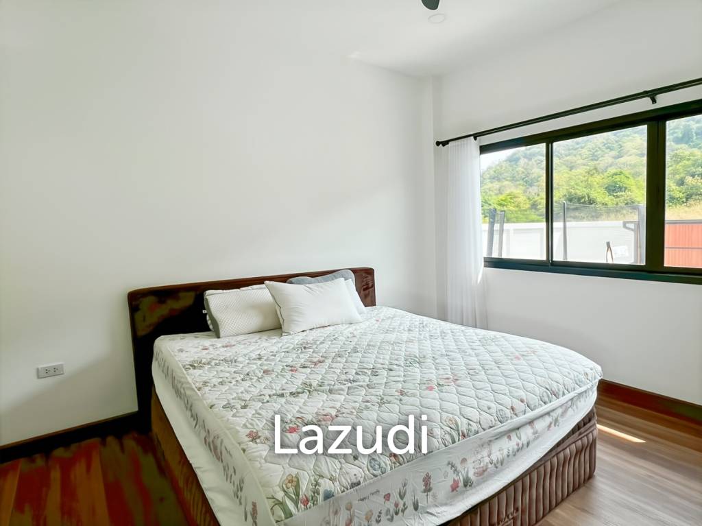 บ้านเดี่ยวชั้นเดียว 140 ตร.ม. บนที่ดิน 800 ตร.ม. วิวเขาสวยงามในเขาเต่า