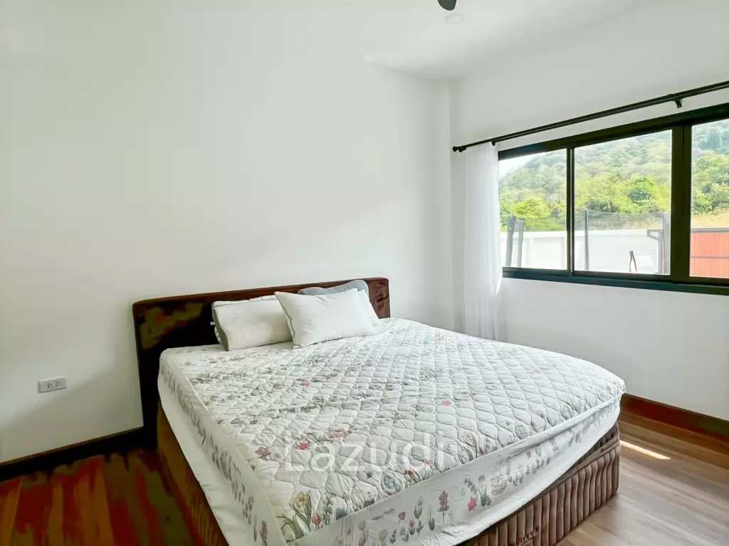 บ้านเดี่ยวชั้นเดียว 140 ตร.ม. บนที่ดิน 800 ตร.ม. วิวเขาสวยงามในเขาเต่า
