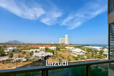 45 sqm Sea-View 1-Bed Condo on 7th Floor in Cha-Am