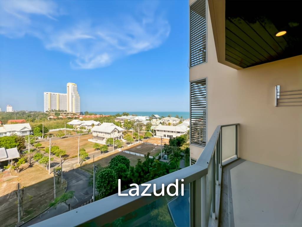 45 sqm Sea-View 1-Bed Condo on 7th Floor in Cha-Am