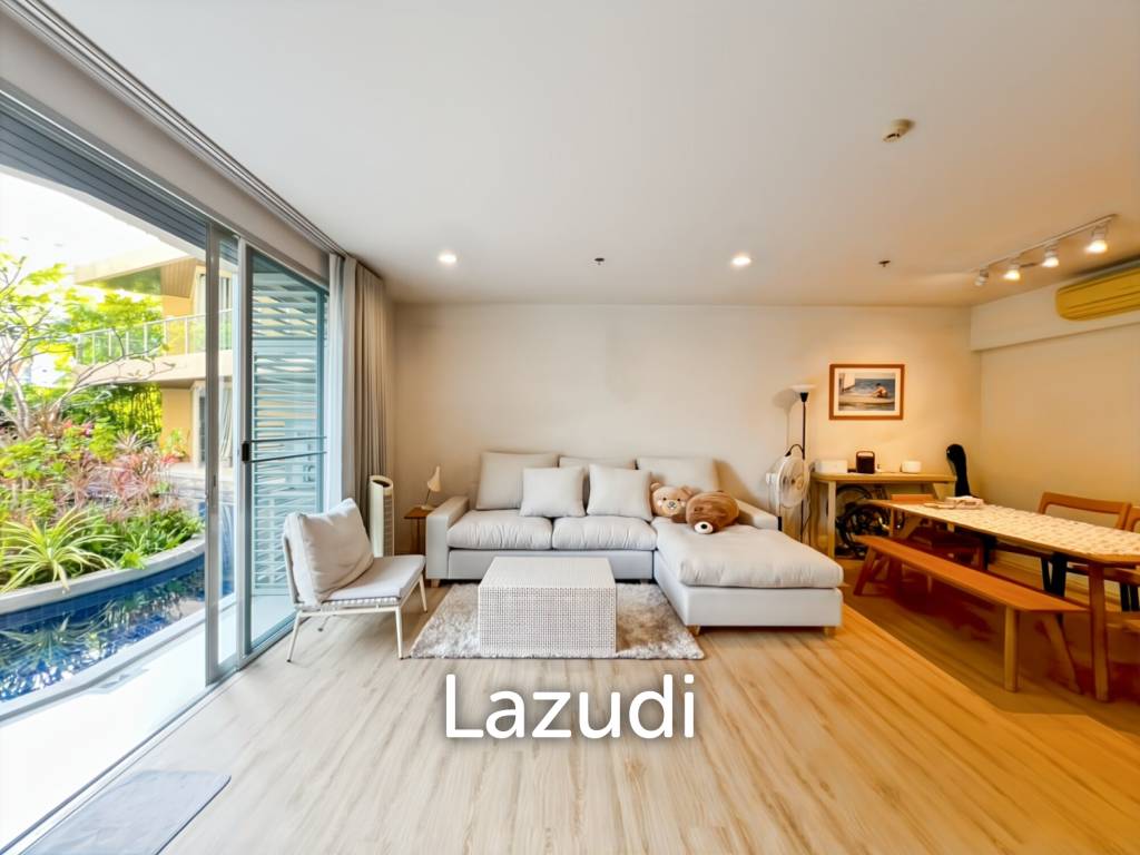 92 sqm Pool Access 2-Bed Condo for Sale at Baan Thew Talay Aqua Marine