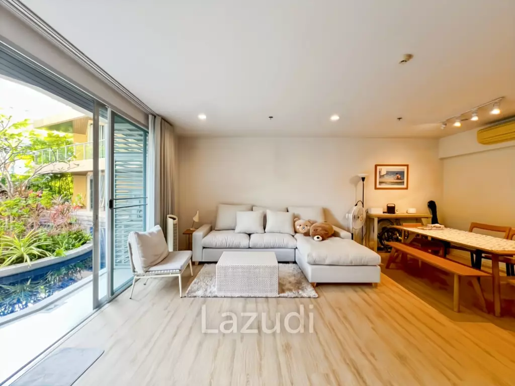 92 sqm Pool Access 2-Bed Condo for Sale at Baan Thew Talay Aqua Marine