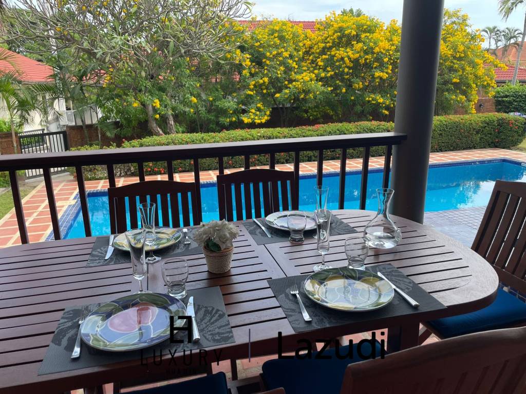 วิลล่า2ชั้น 5 ห้องนอนพร้อมสระว่ายน้ำบนพื้นที่กว้างขวาง ในคริสตัล วิว หัวหิน