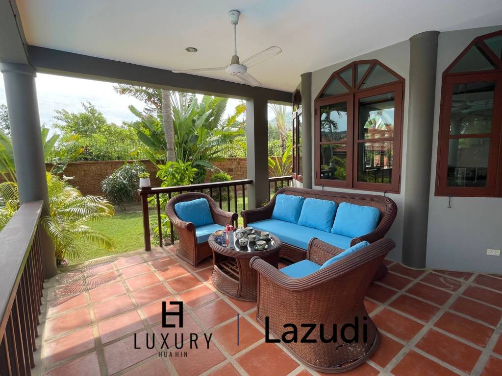 วิลล่า2ชั้น 5 ห้องนอนพร้อมสระว่ายน้ำบนพื้นที่กว้างขวาง ในคริสตัล วิว หัวหิน