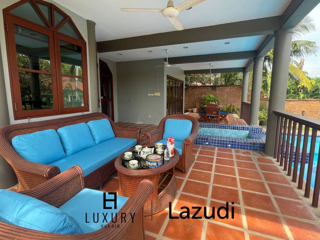 วิลล่า2ชั้น 5 ห้องนอนพร้อมสระว่ายน้ำบนพื้นที่กว้างขวาง ในคริสตัล วิว หัวหิน