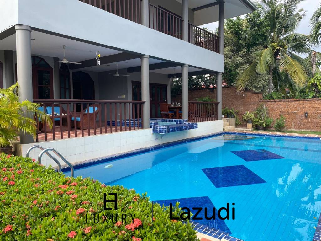 วิลล่า2ชั้น 5 ห้องนอนพร้อมสระว่ายน้ำบนพื้นที่กว้างขวาง ในคริสตัล วิว หัวหิน