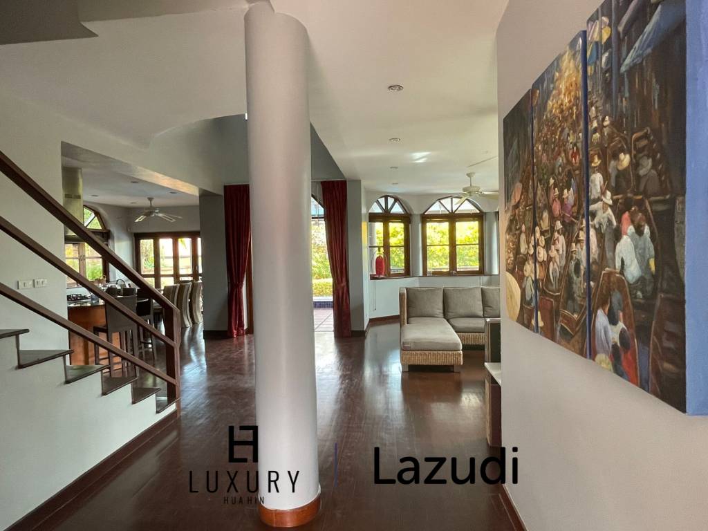 วิลล่า2ชั้น 5 ห้องนอนพร้อมสระว่ายน้ำบนพื้นที่กว้างขวาง ในคริสตัล วิว หัวหิน