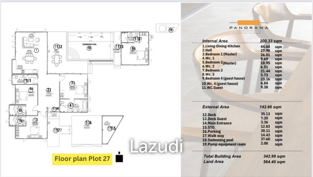 New  Modern pool villa in Cha-Am near Black Mountain Golf Course