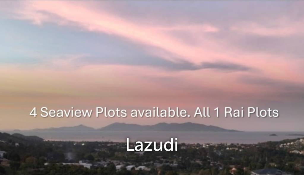 1 RAI PRIME SEA VIEW LAND FOR SALE IN BOPHUT HILLS