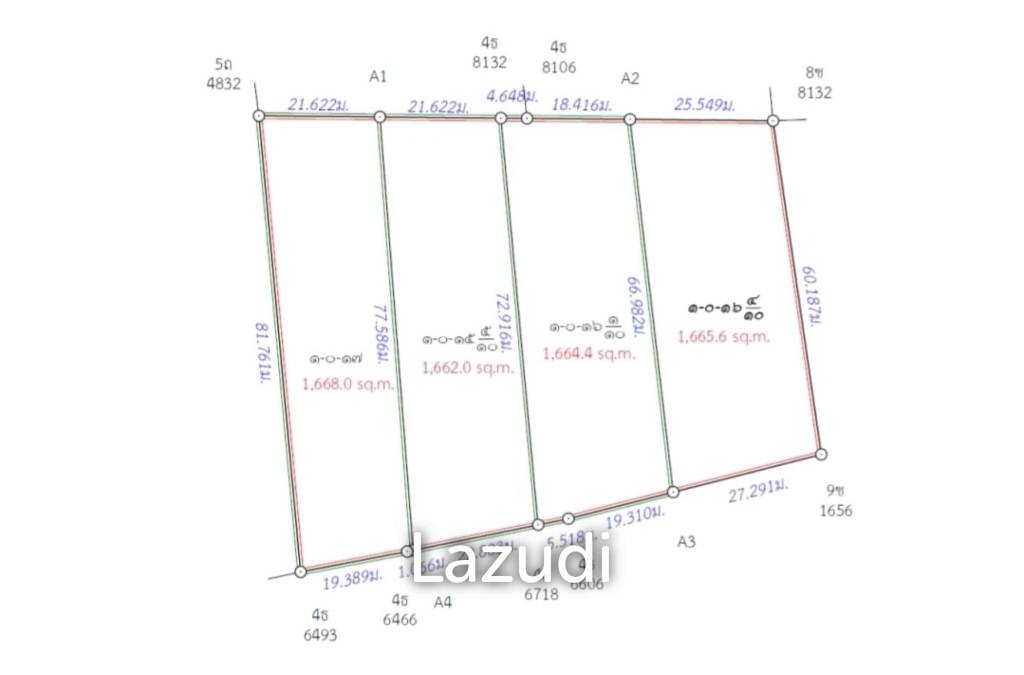 1 RAI PRIME SEA VIEW LAND FOR SALE IN BOPHUT HILLS