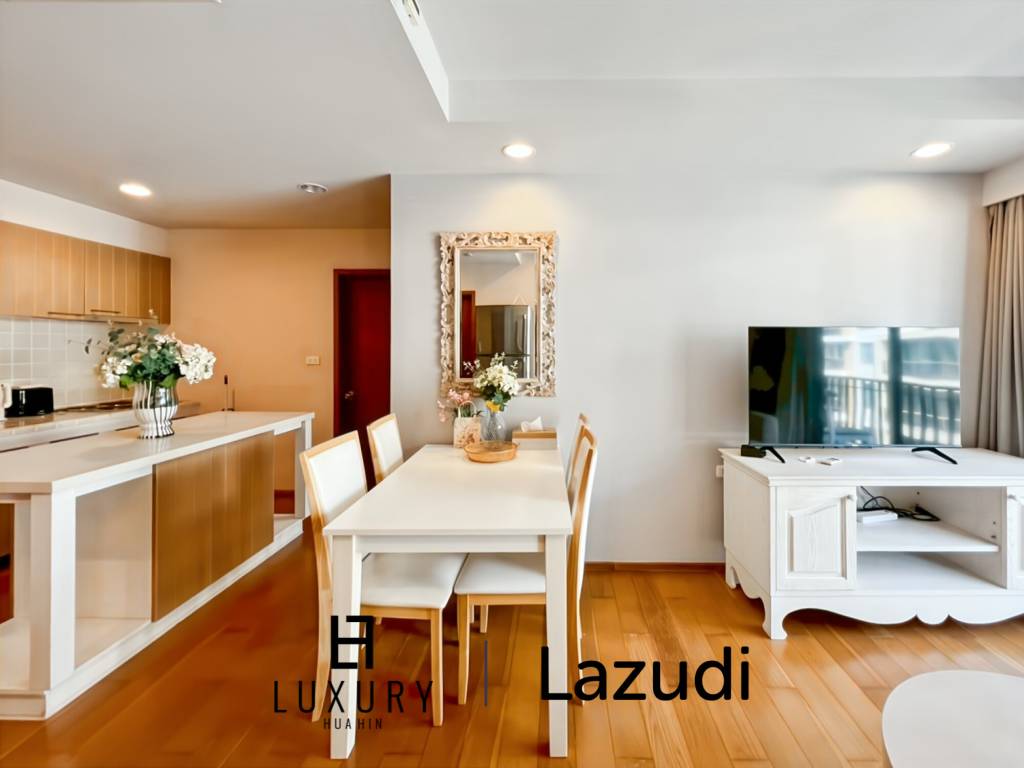 75 sqm 2 Bedroom Condo with Pool View in Baan San Suk Hua Hin