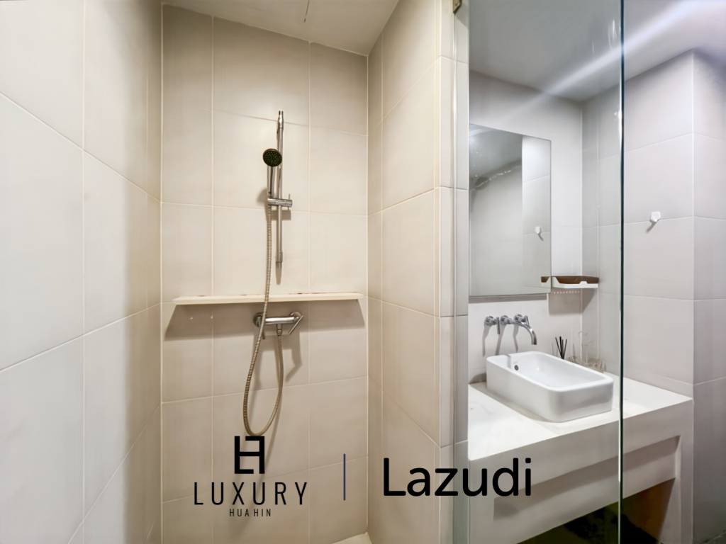 75 sqm 2 Bedroom Condo with Pool View in Baan San Suk Hua Hin