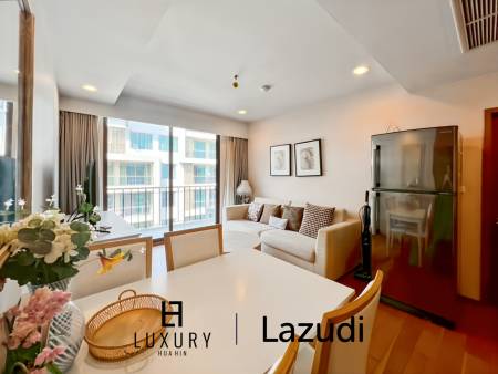 75 sqm 2 Bedroom Condo with Pool View in Baan San Suk Hua Hin