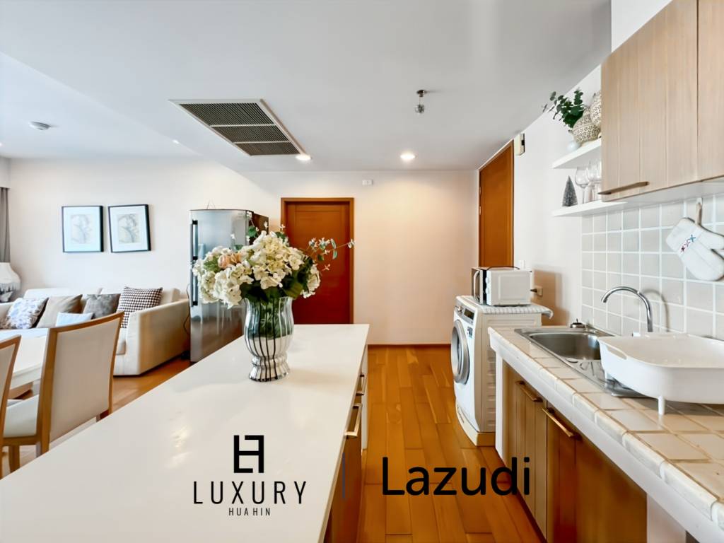 75 sqm 2 Bedroom Condo with Pool View in Baan San Suk Hua Hin