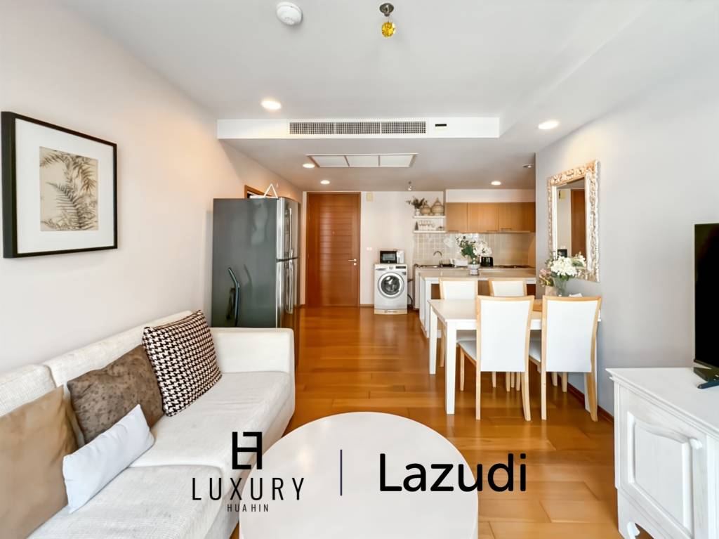 75 sqm 2 Bedroom Condo with Pool View in Baan San Suk Hua Hin