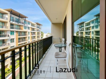 75 sqm 2 Bedroom Condo with Pool View in Baan San Suk Hua Hin