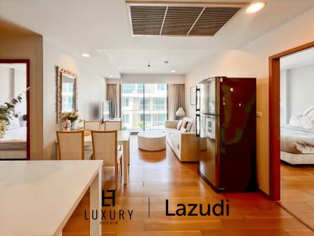 75 sqm 2 Bedroom Condo with Pool View in Baan San Suk Hua Hin