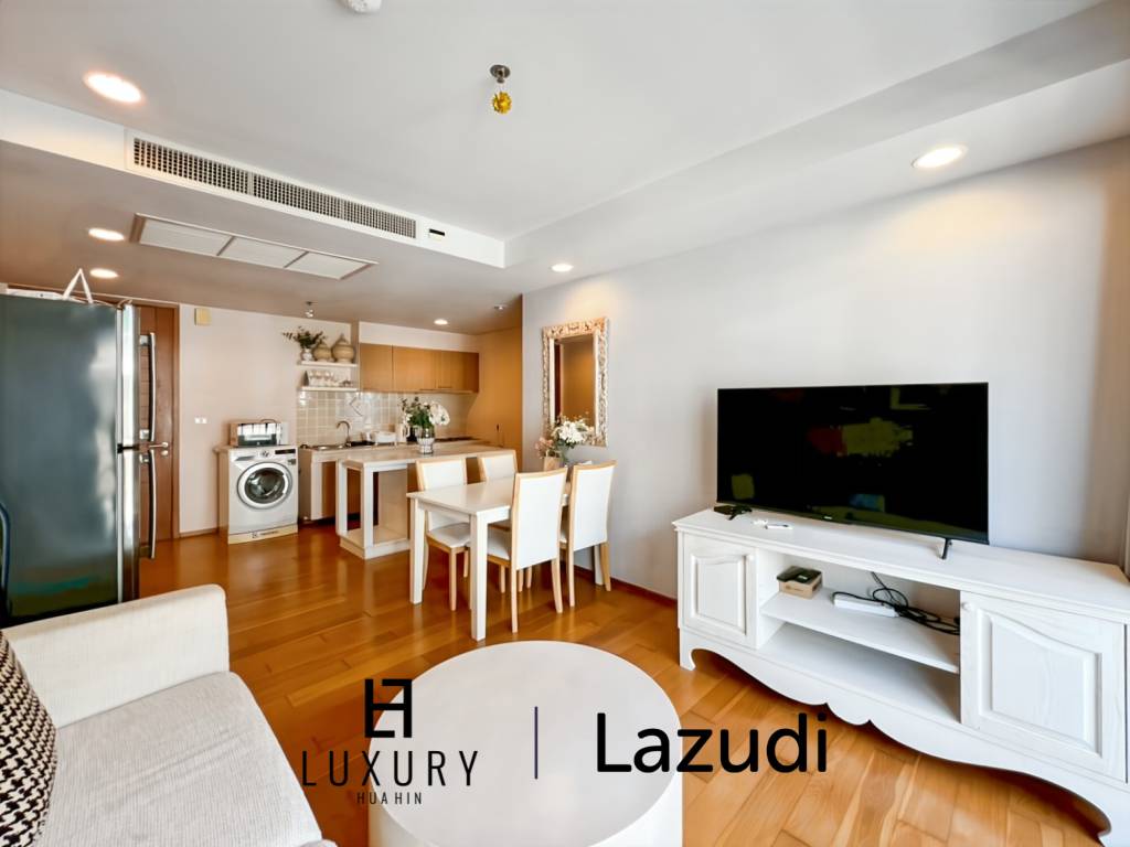 75 sqm 2 Bedroom Condo with Pool View in Baan San Suk Hua Hin