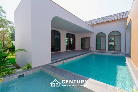 New Modern Pool Courtyard Villa in Wang Phong Pran Buri