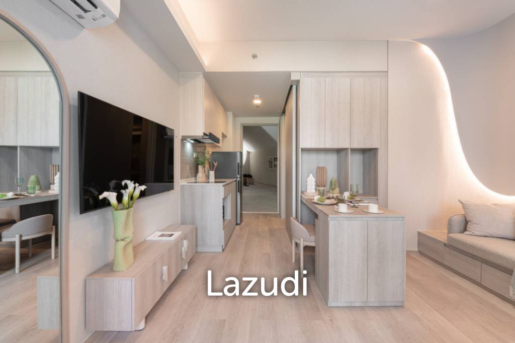 24 sqm modern condo on 12th floor at COBE Ratchada-Rama 9 Huai Khwang
