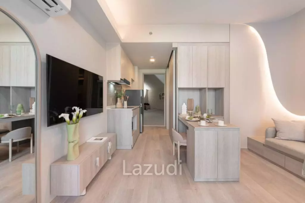 24 sqm modern condo on 12th floor at COBE Ratchada-Rama 9 Huai Khwang