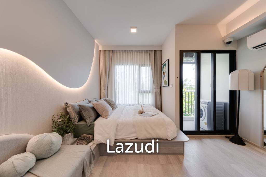 24 sqm modern condo on 12th floor at COBE Ratchada-Rama 9 Huai Khwang