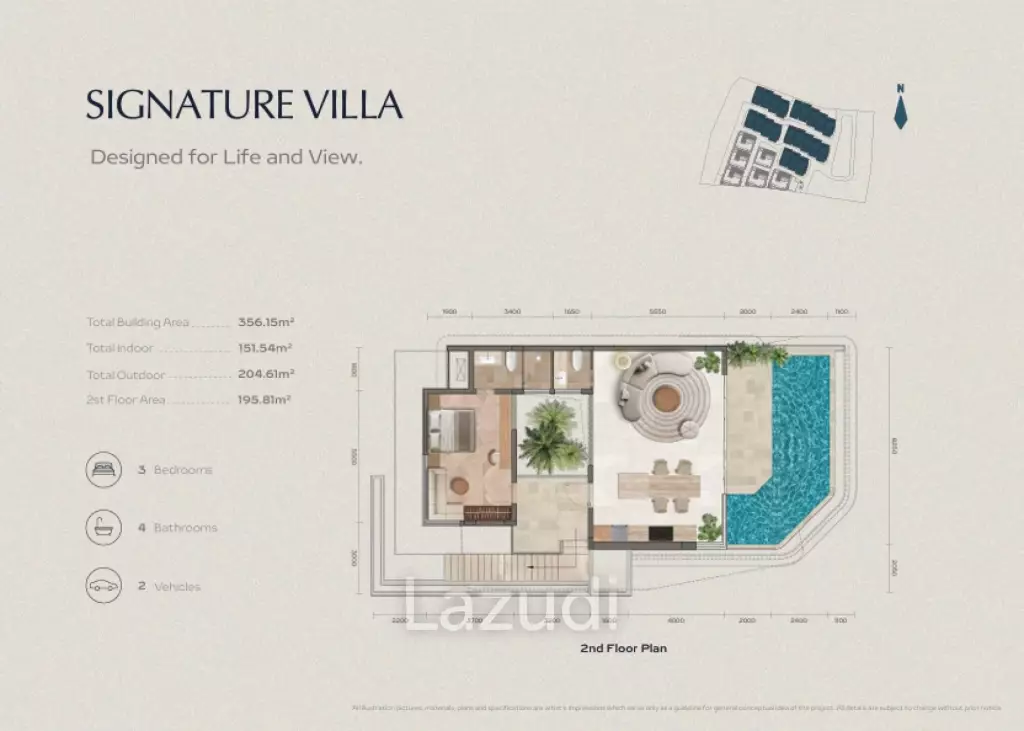 The Crest | Modern 3-Bedroom Sea View Villas with Beachfront Facilities