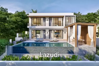 2-Bed Sunset Sea View Villa in Bang Makam