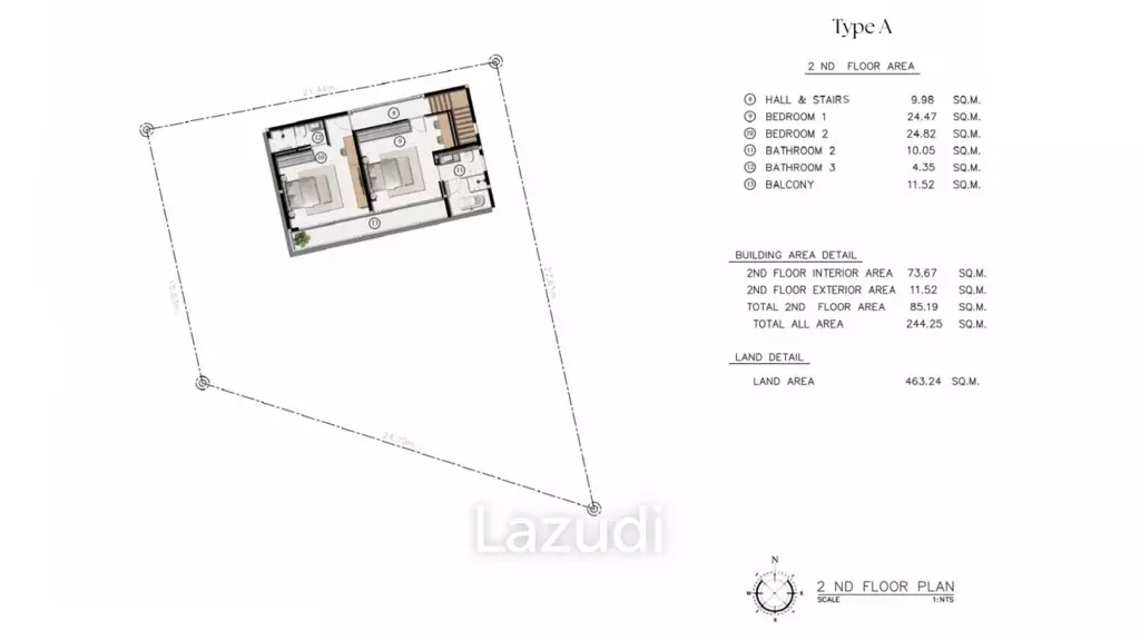 2-Bed Sunset Sea View Villa in Bang Makam