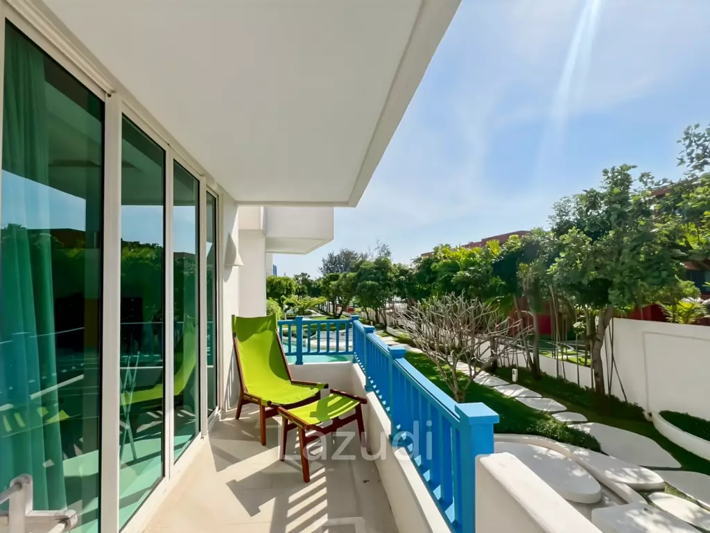 77.5 sqm 2-Bed Beachfront Condo at Chelona Khao Tao
