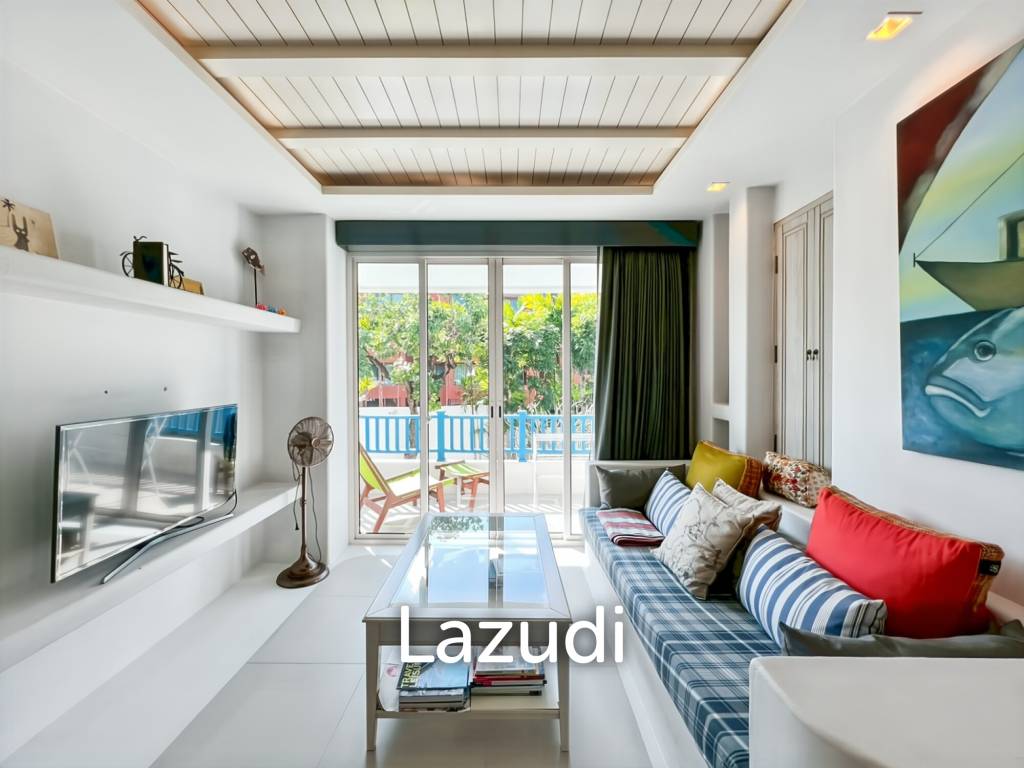 77.5 sqm 2-Bed Beachfront Condo at Chelona Khao Tao
