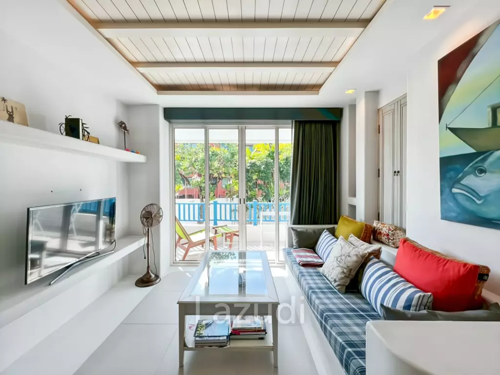 77.5 sqm 2-Bed Beachfront Condo at Chelona Khao Tao