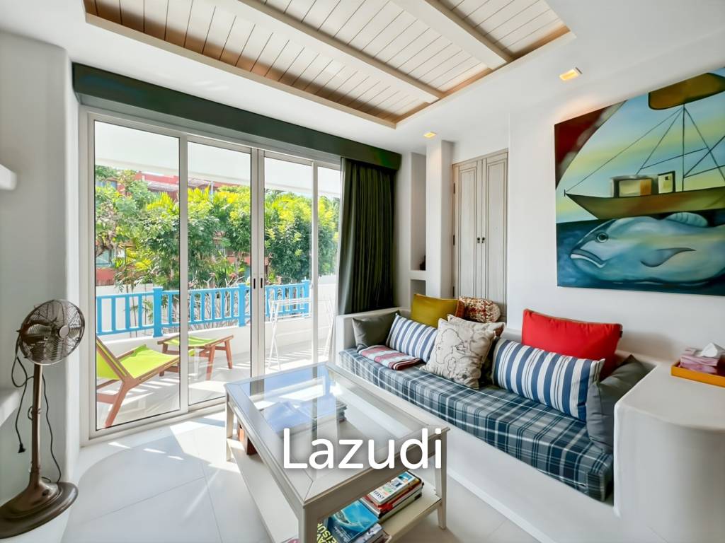 77.5 sqm 2-Bed Beachfront Condo at Chelona Khao Tao