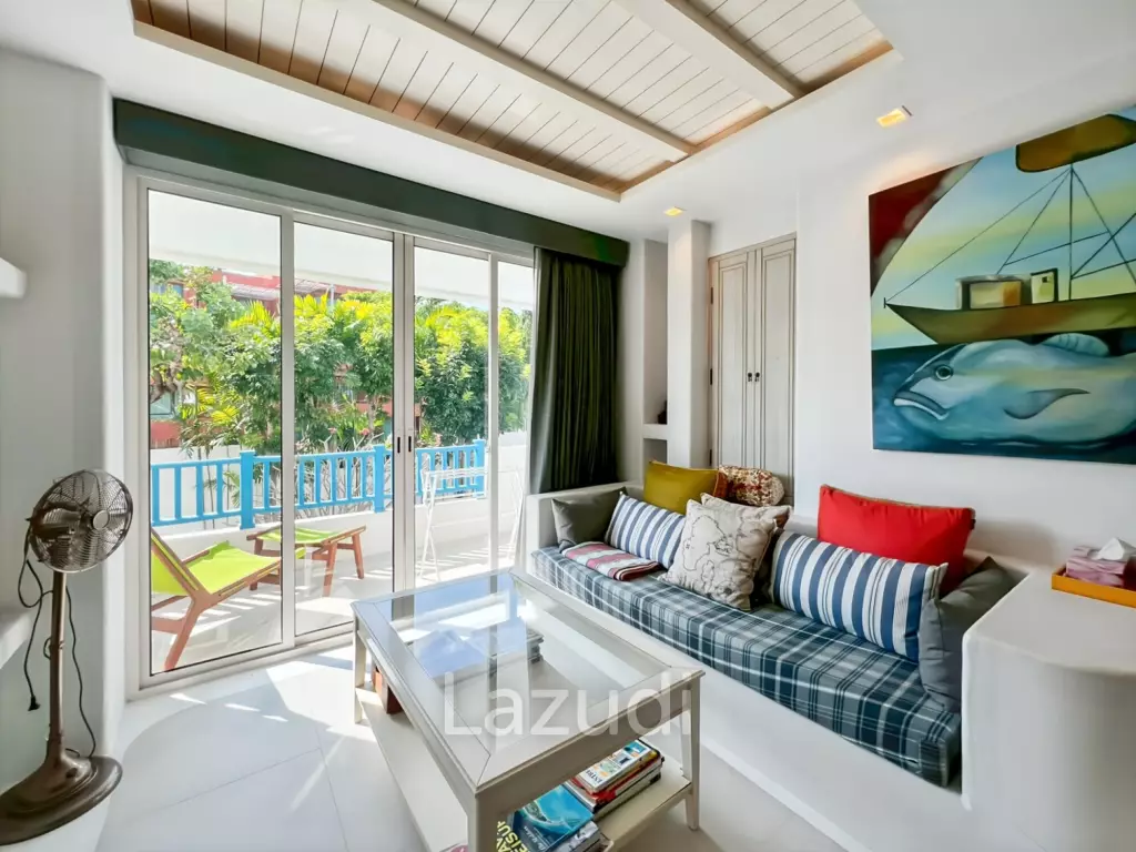 77.5 sqm 2-Bed Beachfront Condo at Chelona Khao Tao
