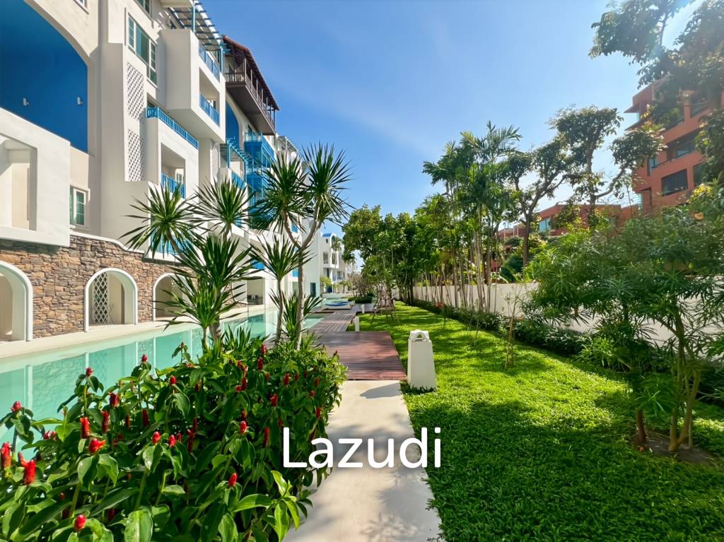 77.5 sqm 2-Bed Beachfront Condo at Chelona Khao Tao