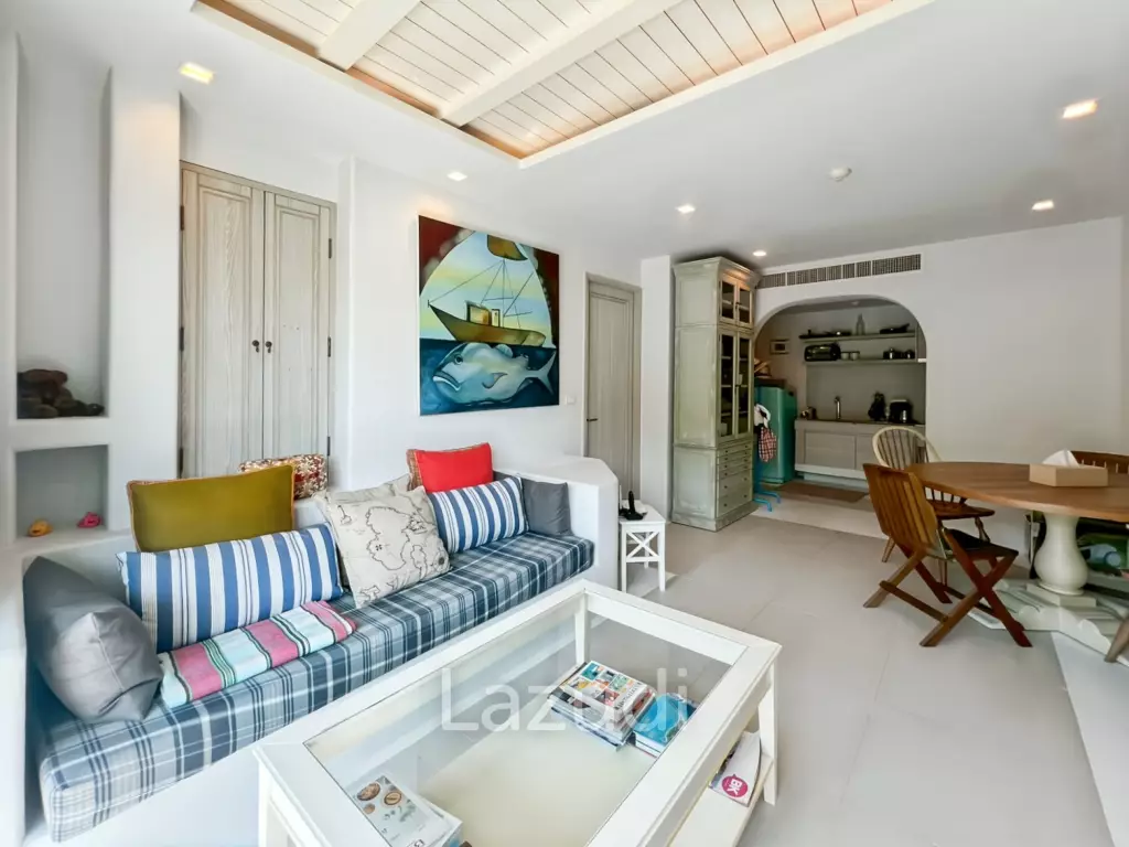 77.5 sqm 2-Bed Beachfront Condo at Chelona Khao Tao