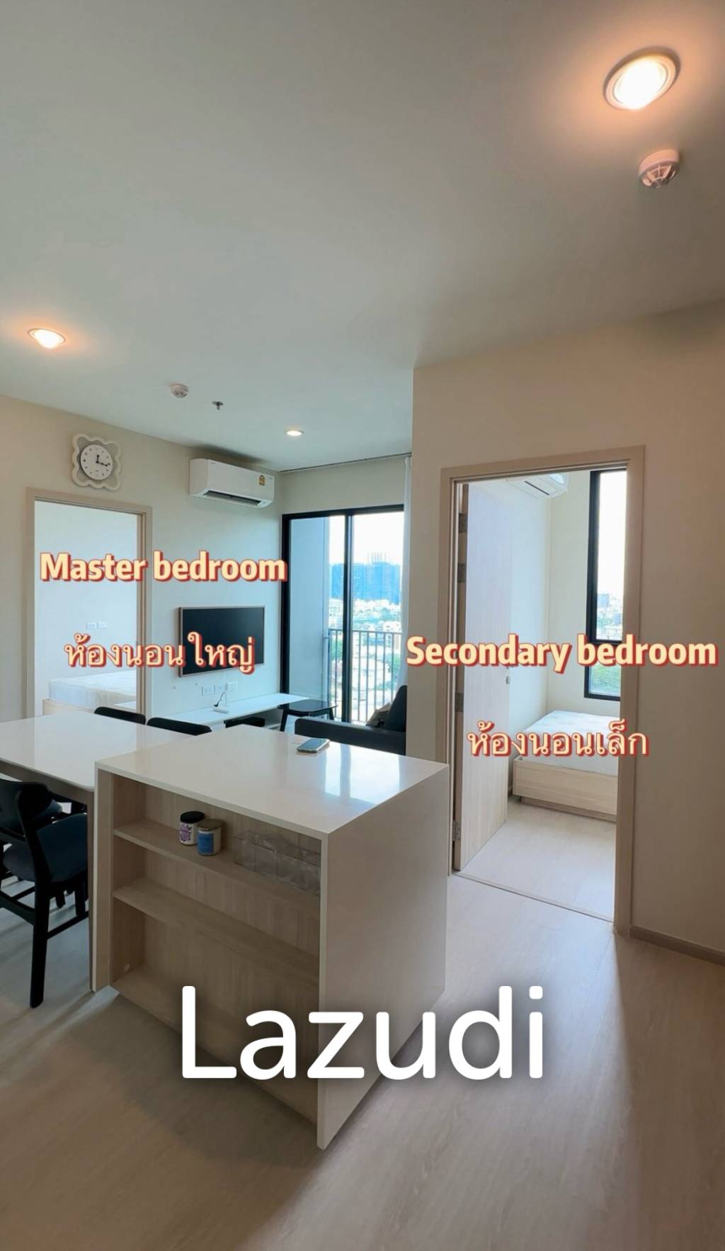 35sqm 2 Bedroom Condo NUE Noble Ratchada Lat Phrao Chatuchak Bangkok