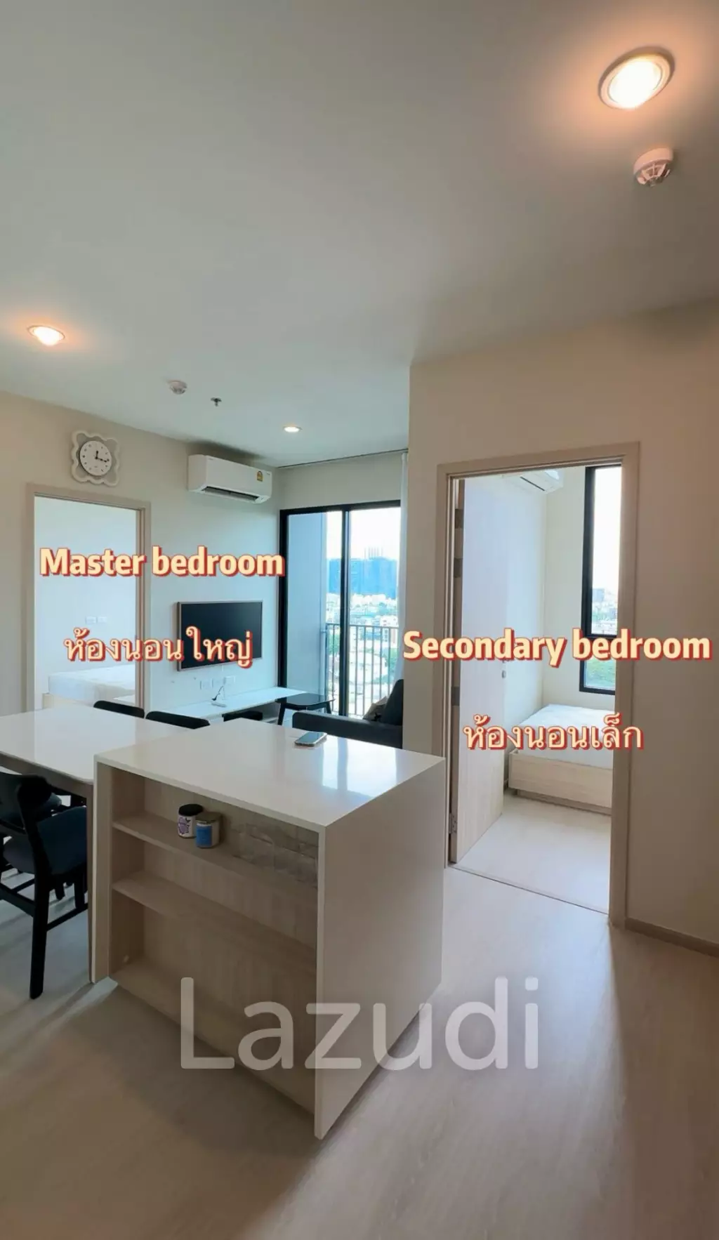 35sqm 2 Bedroom Condo NUE Noble Ratchada Lat Phrao Chatuchak Bangkok