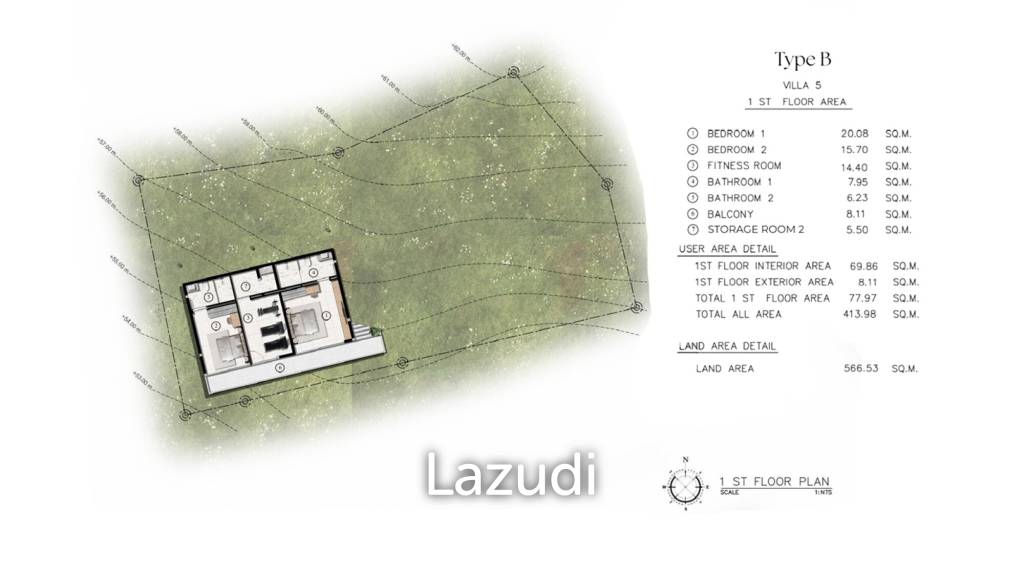 4-Bed Sunset Sea View Villa in Bang Makam