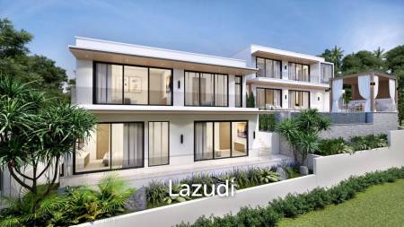 4-Bed Sunset Sea View Villa in Bang Makam